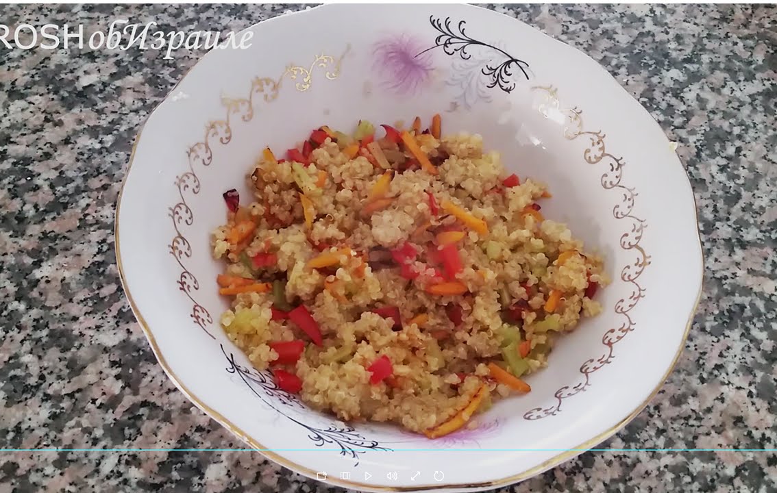 160.Киноа : как и с чем его едят.рецепт теплого салата.