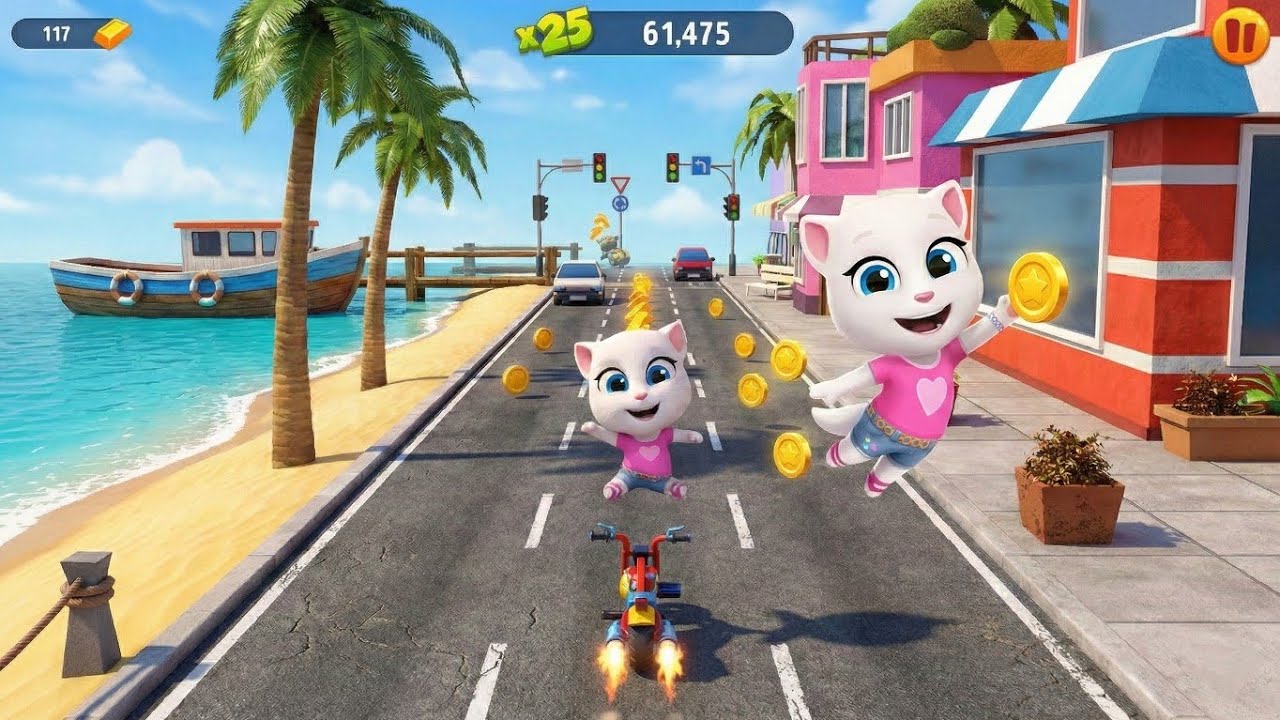 Talking Tom Gold Run Unlimited Gold Run | Android Gameplay