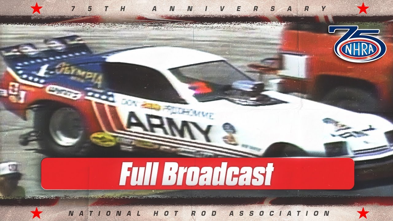 1976 NHRA Gatornationals Full Broadcast | NHRA 75th Classics - YouTube