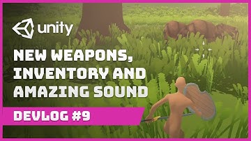 Indie Devlog Ep 09 - Weapons, Inventory and Sound Design #QuestForRedemption