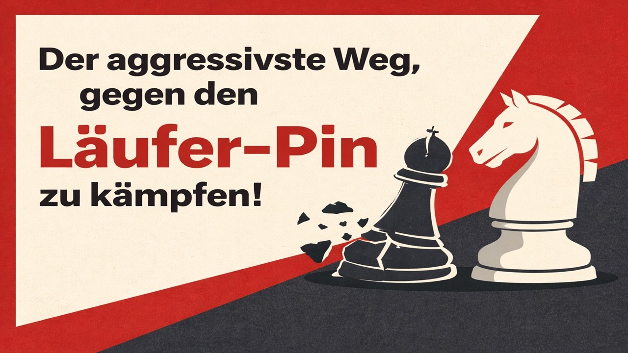 Der aggressivste Weg, gegen den Läufer-Pin zu kämpfen!