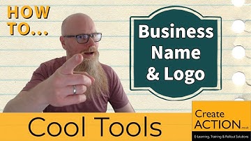 HOW TO create your own business name and logo!? Free Business Name Generator Tool