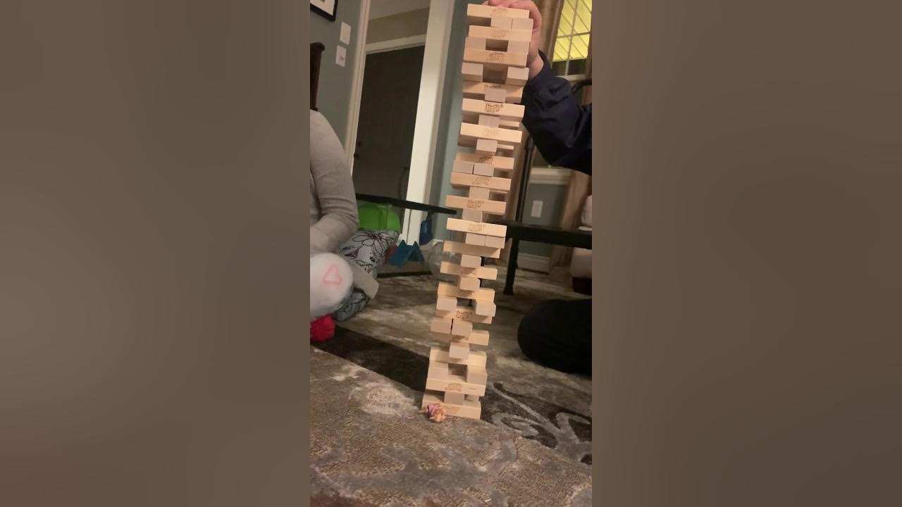 World record Jenga tower YouTube