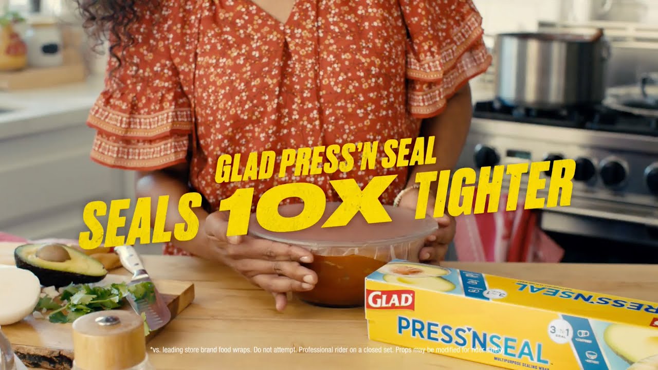 Glad Press'NSeal Sealing Wrap, Multipurpose, 3 in 1