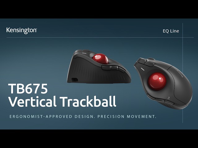 Pro Fit™️ Ergo TB675 Vertical Trackball | Kensington Tech - YouTube