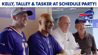 Jim Kelly, Darryl Talley &amp; Steve Tasker Host 2024 &quot;Scout The Schedule&quot; Party! | Buffalo Bills