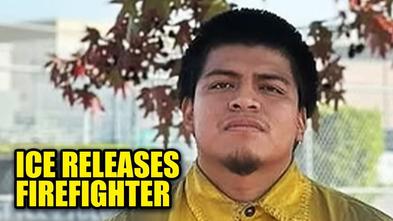 Firefighter Detained By ICE During Blaze Walks Free After 4 Weeks - YouTube
