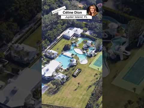 Video: Celine Dion, noua casa de 20 de milioane de dolari din Florida are o tara acvatica