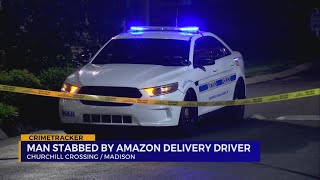 Man stabbed by Amazon delivery driver during argument in Madison