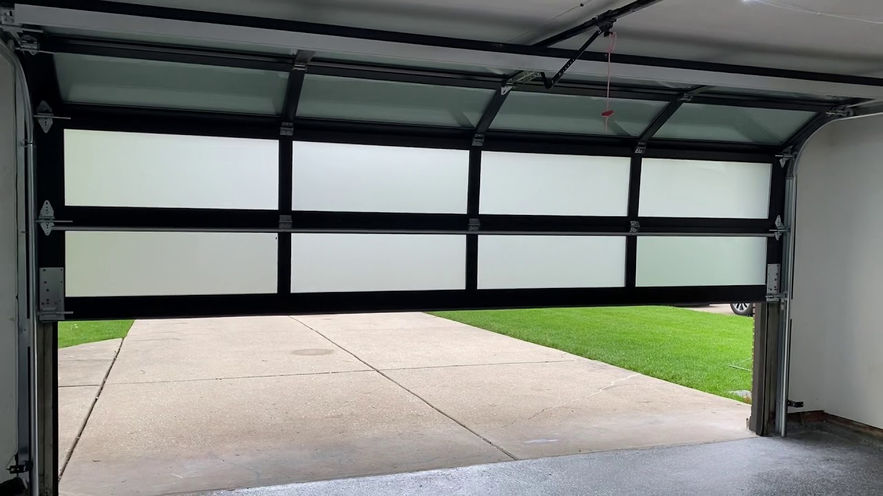 Full view garage door