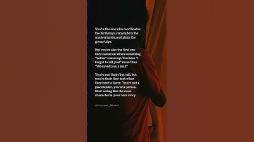 When You’re Always There for Everyone, But No One’s There for You