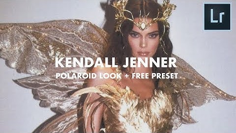 KENDALL JENNER inspired Polaroid Look tutorial + FREE PRESET
