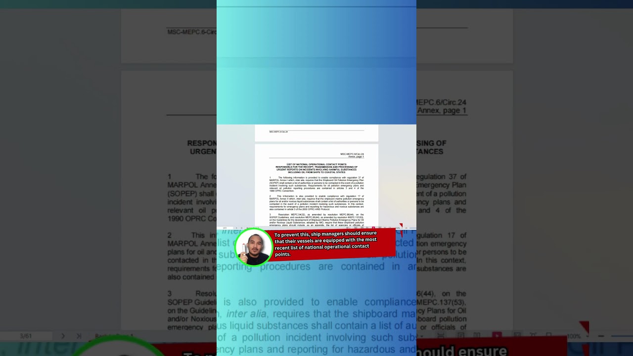 ОБНОВИТЕ СВОЙ СПИСОК КОНТАКТОВ SOPEP И SMPEP