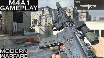 Modern Warfare M4A1 Gameplay