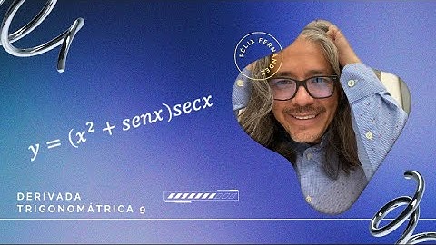 Derivada Trigonométrica 9 con #mathfelix_ Prof. Félix Fernández