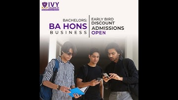 Admissions Open 2023 | IVY College of Management Sciences