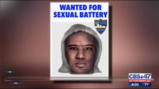 Jacksonville police searching for suspect in sexual battery