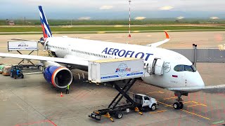 Airbus A350-900 Перелёт Владивосток-Москва а/к Аэрофлот