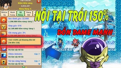 Sát Thương Khủng Của Xayda | Nội Tại 150% trói | Ngọc Rồng Online