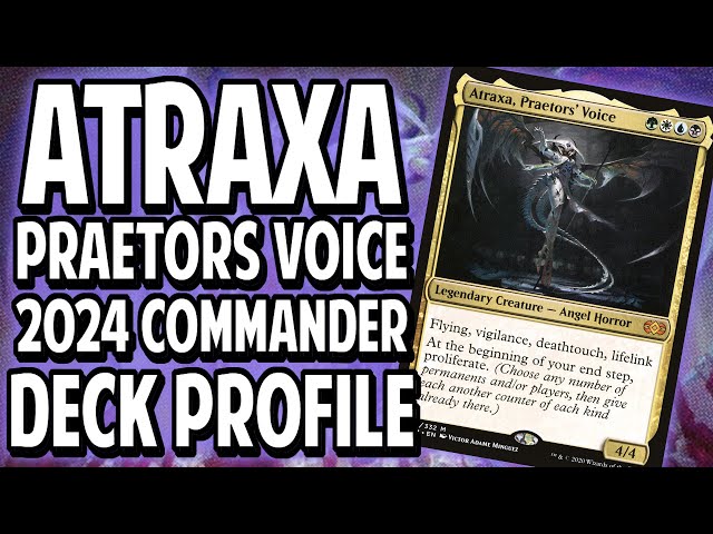 Atraxa, Praetor's Voice 2024 Commander deck Profile! - YouTube Atraxa, Praetor's Voice 2024 Commander deck Profile! - YouTube