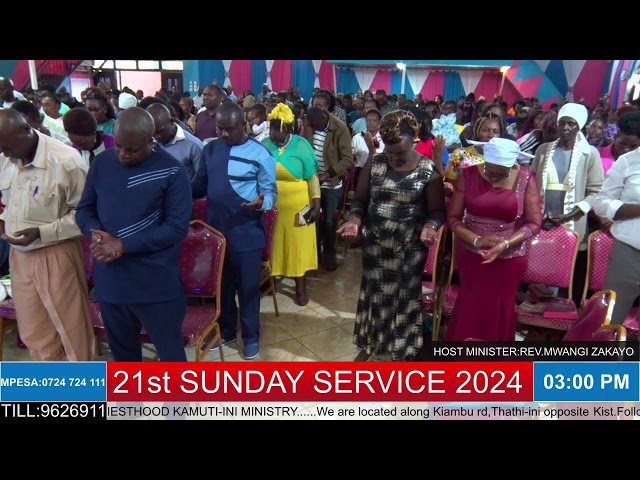 WELCOME TO OUR 21st SUNDAY SERVICE 2024 class=