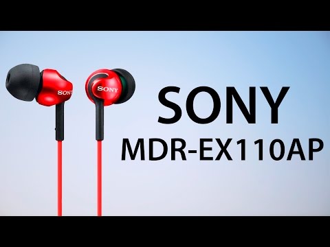 Видеообзор на Наушники Sony MDR-EX110AP (Sony MDR-EX110AP headphones)
