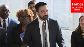 JUST IN: NYC Mayor Zohran Mamdani Holds A Press Briefing On Affordability And Equity