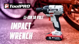 18V Impact Wrench // ToolPRO Powertools