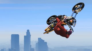 NEW UNLIMITED BIKE FLIGHT GLITCH! (GTA 5 Funny Moments) screenshot 5