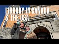 Library in canada  the usa stuck in vermont 710