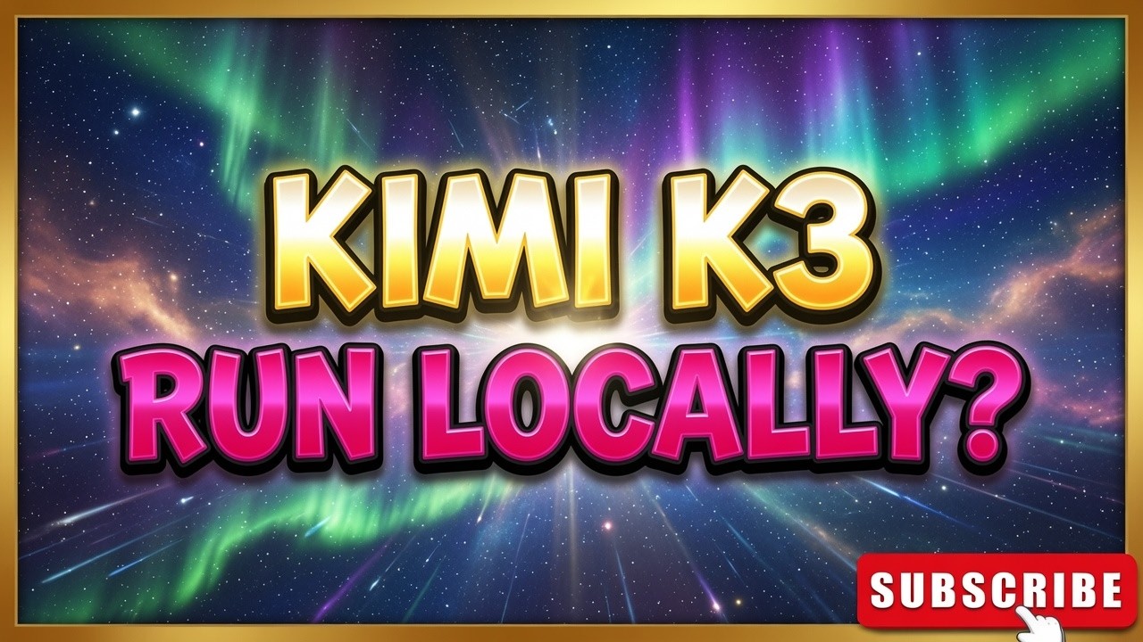 How to Run Kimi K3 Locally (3 Ways)