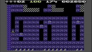 C64 Longplay: Knibble Dash 5 (caves 1 to 18 out of 20)