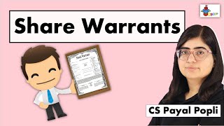 What are Share Warrants? | Share Warrants Meaning | Share Warrant in Company Law