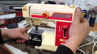 ремонт швейной машинки ягуар мини, Jaguar mini sewing machine