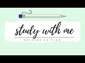 Study With Me on the Weekend | Chemistry, Math & Biology | studytee