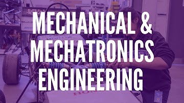 Mechanical and Mechatronics Engineering Undergraduate Program - Virtual Fall Open House 2020