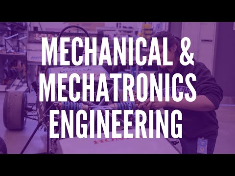 Mechanical and Mechatronics Engineering Undergraduate Program - Virtual Fall Open House 2020