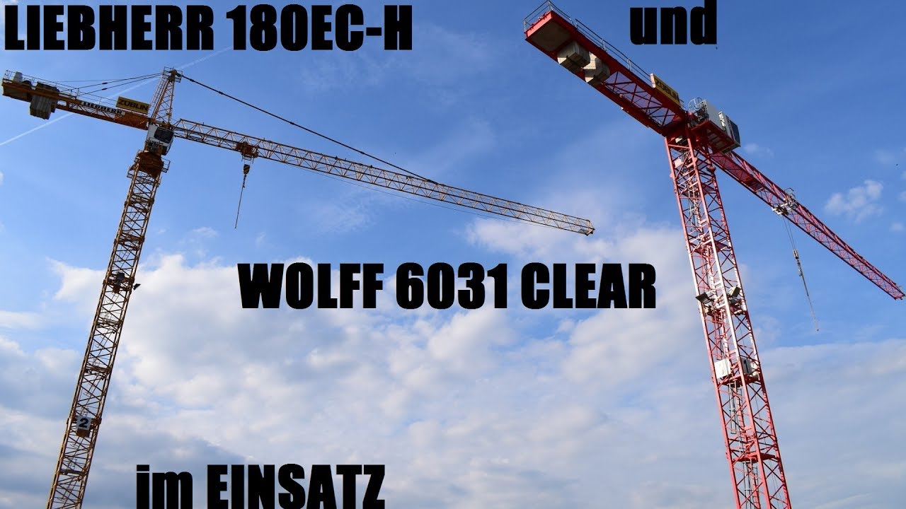 Liebherr 180 EC H und Wolff 6031Clear im Einsatz