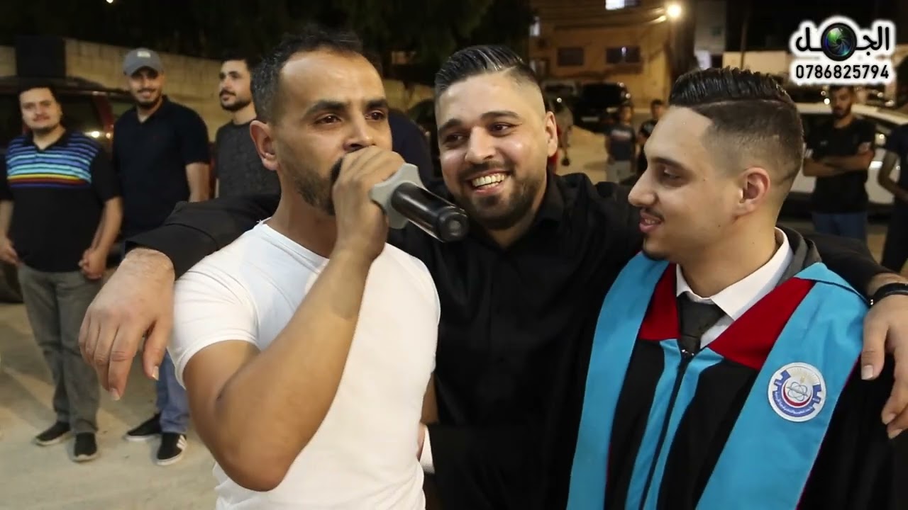 الفنان أحمد ابوفاعور حفل تخريج الدكتور قيس الشدوح المخرج صقر الجمل 