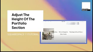 Adjusting the height of Portfolio Sections on Squarespace 7.1