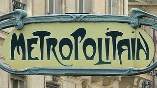 Hector Guimard, Entrance Gate to Paris Subway (Métropolitain) Station, Paris, France