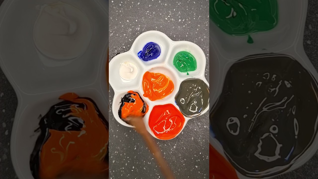 Viral Color Mixing | Satisfying Paint Blend