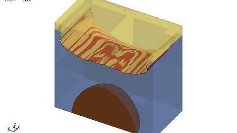 LS-DYNA Examples - Rupture of plates to underwater shock