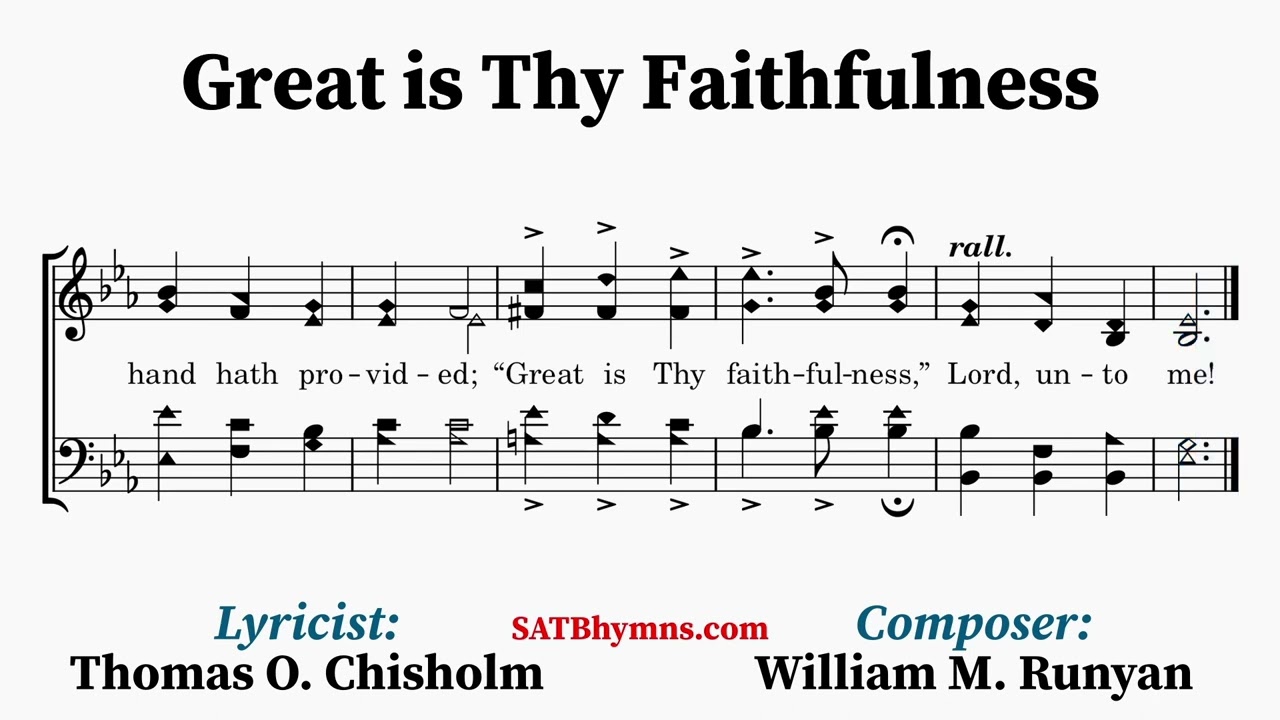 Great Is Thy Faithfulness
