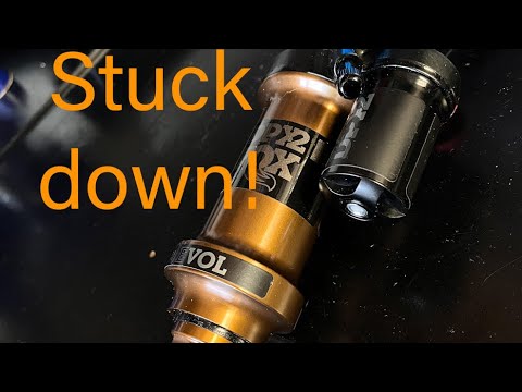One Way to Fix a Stuck Down Shock - Fox Racing Shox - Rockshox - YouTube