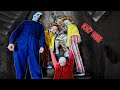 PARKOUR MONEY HEIST NO ESCAPE FROM THE SPOOKKY HOUSE || ESCAPING CRAZY CLOWNS vs PARKOUR POV