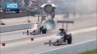 PEAK PIT NOTE: CHICAGO - JUSTIN ASHLEY EXPLODES ENGINE