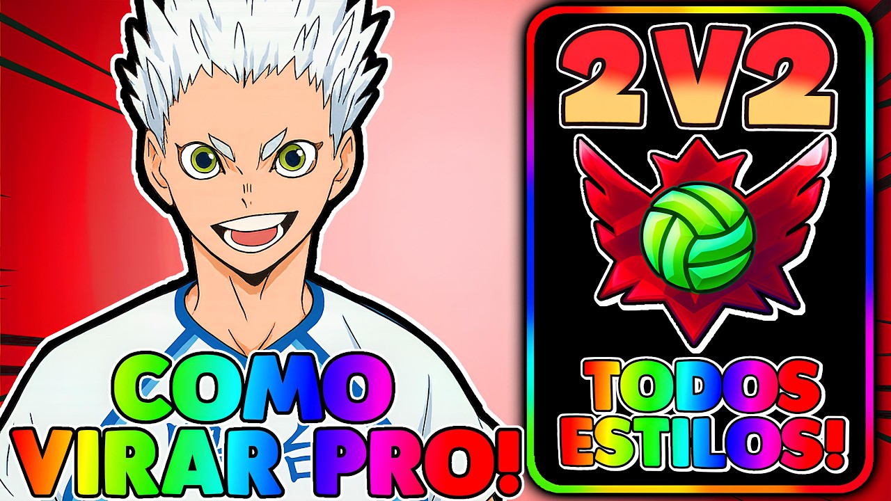 PEGUEI PRO NO 2V2 NO VOLLEYBALL LEGENDS! COMO PEGAR PRO JOGANDO COM ALEATÓRIO!(Como jogar 2v2)