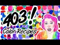 How I mix my colors and its super easy 🎨 👩‍🎤  | 403 Color recipes for Beginners  | TheArtSherpa