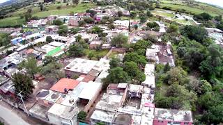 Vista aerea de el Ranchito, Carrizal Grande, Irapuato GTO. Mexico